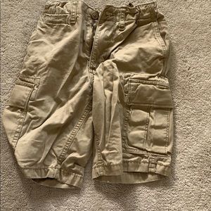 tan cargo shorts